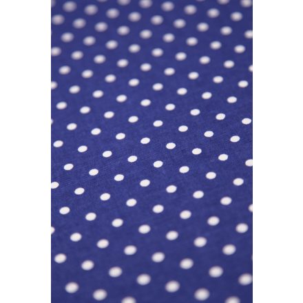 Pamutvászon-kispöttyös.sötétkék/fehér_12