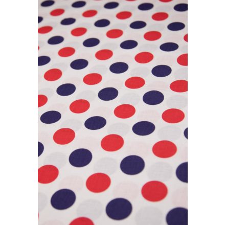 Pamutvászon-nagypöttyös.piros/kék-12