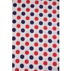 Pamutvászon-nagypöttyös.piros/kék-12