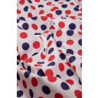 Pamutvászon-nagypöttyös.piros/kék-12