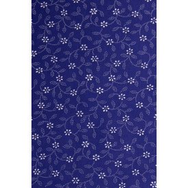 Pamutvászon-kékfestő des1.kék