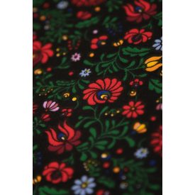 Pamutvászon-matyó.fekete