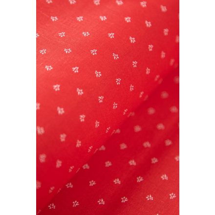 Pamutvászon-kékfestő des8.piros