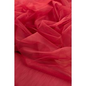 Tulle veil. burgundy 90