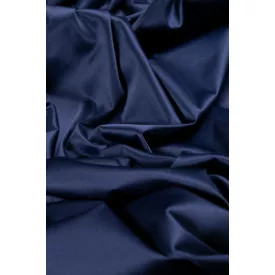 Pamutszatén-strech.tengerész kék