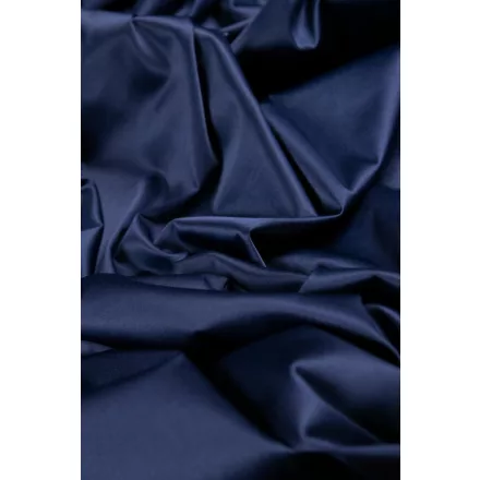 Pamutszatén-strech.tengerész kék