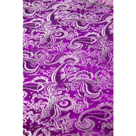 Brokát.viola/silver