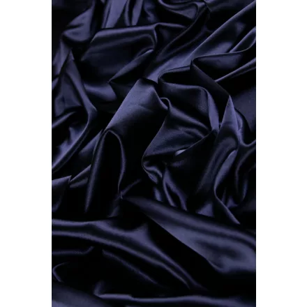 Szatén-strech.sötétkék