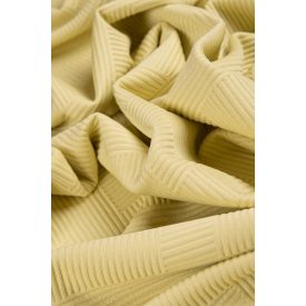 Jacquard jersey.kénsárga