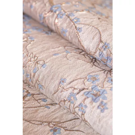 Jacquard-dior.világoskék/arany