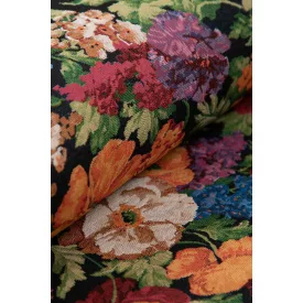 Jacquard-élénk virágos 
