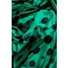 Szatén-pöttyös.smaragdzöld/fekete_12
