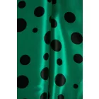 Szatén-pöttyös.smaragdzöld/fekete_12