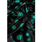 Szatén-pöttyös.fekete/smaragdzöld_12