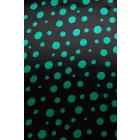 Szatén-pöttyös.fekete/smaragdzöld_12
