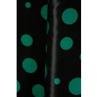 Szatén-pöttyös.fekete/smaragdzöld_12