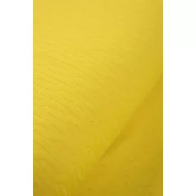 Klasszikus kábelkötött kelme.sárga