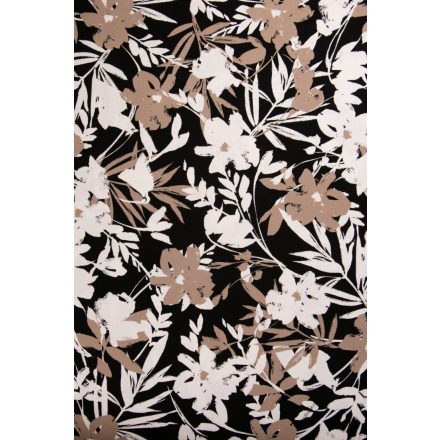 Viszkóz-virágos.fekete/bézs_12