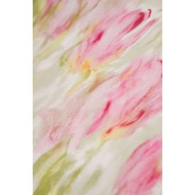 Viszkóz-pasztell virágos.zöld/rózsaszín