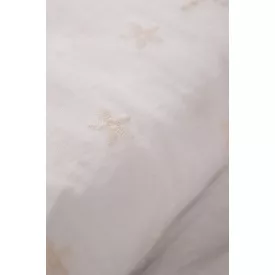 Rusztikus bordűrös himzett szövet.fehér