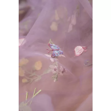 Tüll-himzett virágos.lila_9