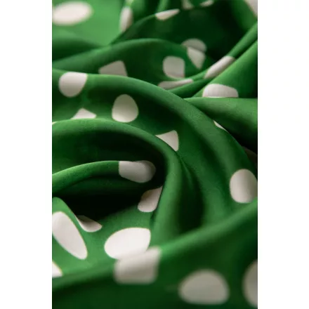 Silky selyem-pöttyös/kockás.zöld_12