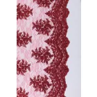 Csipke-cord f.bordeaux