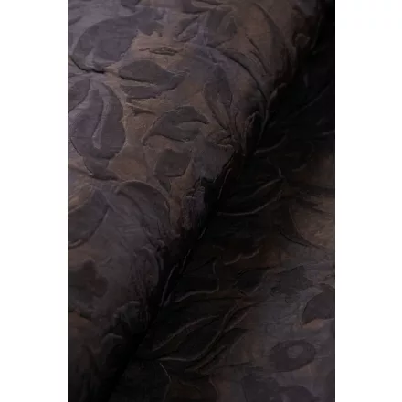 Jacquard hatású selyem.sötétkék