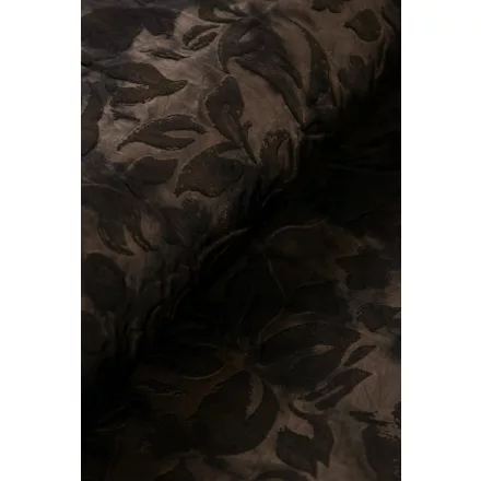 Jacquard hatású selyem.bordó