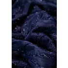 Chiffon-lurex mintás.sötétkék