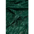 Chiffon-lurex mintás.sötétzöld