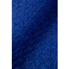 Chiffon-lurex mintás.királykék