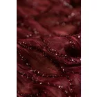 Chiffon-lurex mintás.bordó
