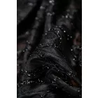 Chiffon-lurex mintás.fekete
