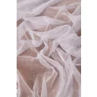 Nylon függöny 180cm-bordűrös.fehér
