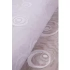 Nylon függöny 180cm-karikás.fehér
