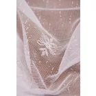 Nylon függöny 250cm-bordűrös.fehér
