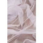 Nylon függöny 250cm-bordűrös.fehér

