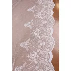 Nylon függöny 250cm-bordűrös.fehér
