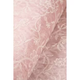 Tencel-üvegfényű/himzett.rózsaszín