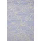 Tencel-üvegfényű/himzett.világoskék