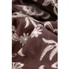 Tencel-üvegfényű/himzett.barna