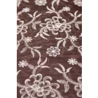 Tencel-üvegfényű/himzett.barna