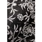 Tencel-üvegfényű/himzett.fekete
