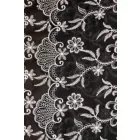 Tencel-üvegfényű/himzett.fekete