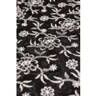 Tencel-üvegfényű/himzett.fekete