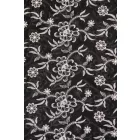 Tencel-üvegfényű/himzett.fekete