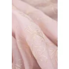 Tencel-üvegfényű/himzett virágos.rózsaszín