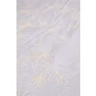 Tencel-üvegfényű/himzett virágos.világoskék