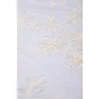 Tencel-üvegfényű/himzett virágos.világoskék